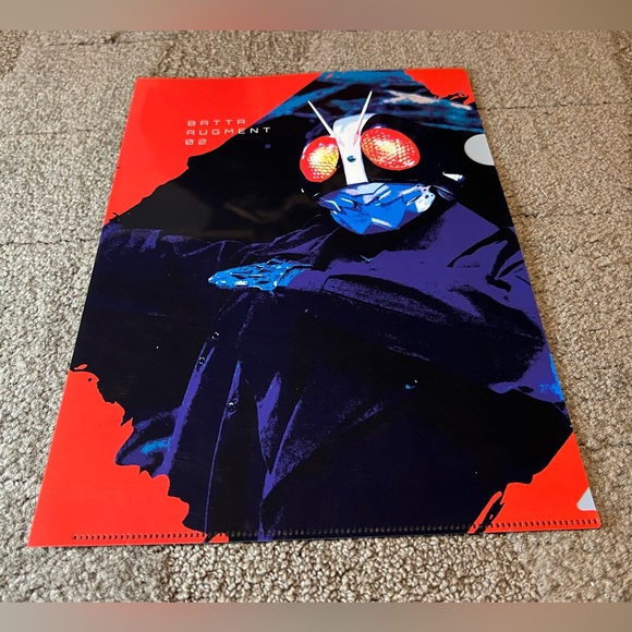Shin Kamen Rider x Family Mart Clear File Folder Batta Augment 02 Japan Exclusiv - Picture 1 of 6